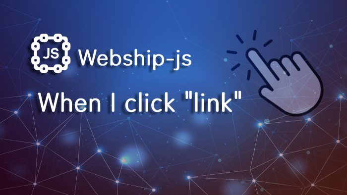 When I click link